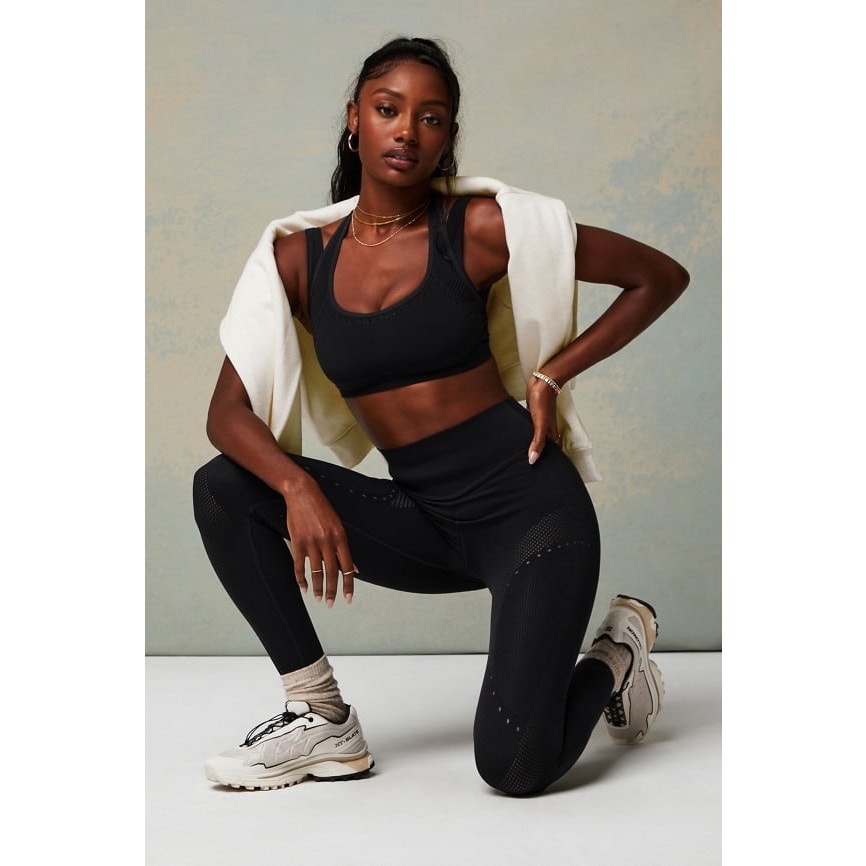 Fabletics Sculptknit Contour Sports Bra And High Waisted Leggings Size Xl/Xxl